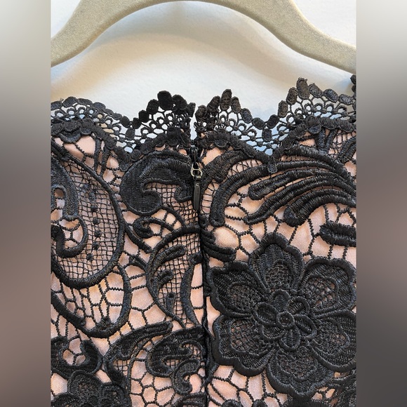 Dress the Population Cardea Lace Overlay Dress - Black - Size M - Wedding Guest - Picture 9 of 9